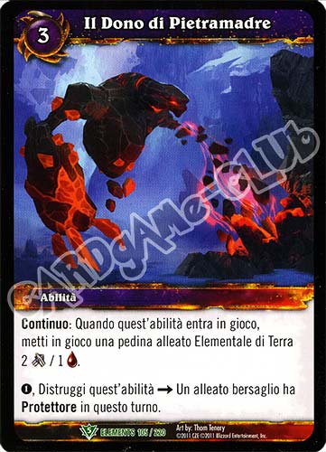 ELEMENTS 105 / 220 Il Dono di Pietramadre non comune (IT) -NEAR MINT-