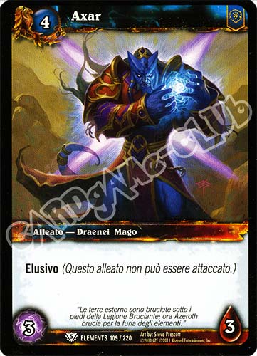 ELEMENTS 109 / 220 Axar comune (IT) -NEAR MINT-
