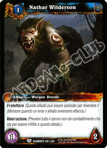 ELEMENTS 120 / 220 Nathar Wilderson comune (IT) -NEAR MINT-