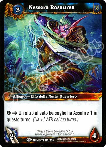 ELEMENTS 121 / 220 Nessera Rosaurea comune (IT) -NEAR MINT-