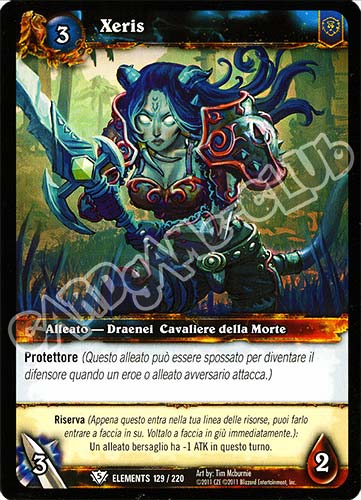 ELEMENTS 129 / 220 Xeris comune (IT) -NEAR MINT-