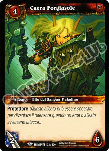 ELEMENTS 132 / 220 Caera Forgiasole comune (IT) -NEAR MINT-