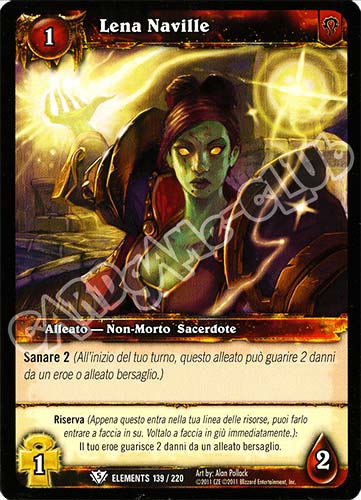 ELEMENTS 139 / 220 Lena Naville comune (IT) -NEAR MINT-