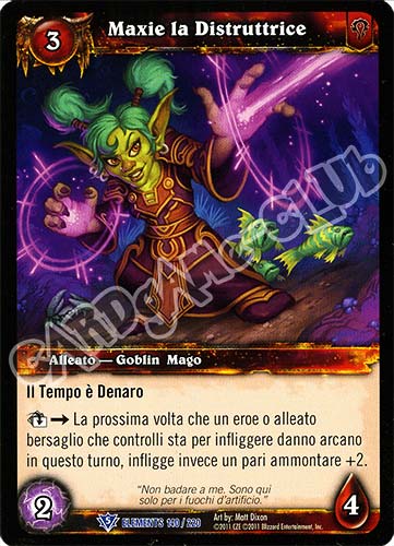 ELEMENTS 140 / 220 Maxie la Distruttrice rara (IT) -NEAR MINT-