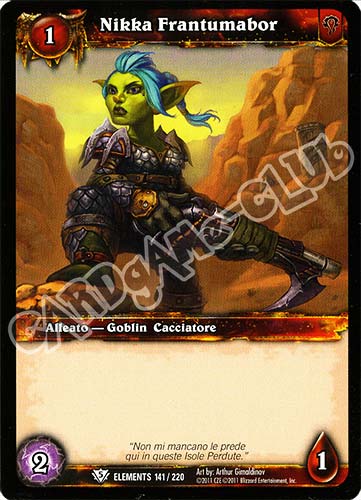 ELEMENTS 141 / 220 Nikka Frantumabor comune (IT) -NEAR MINT-