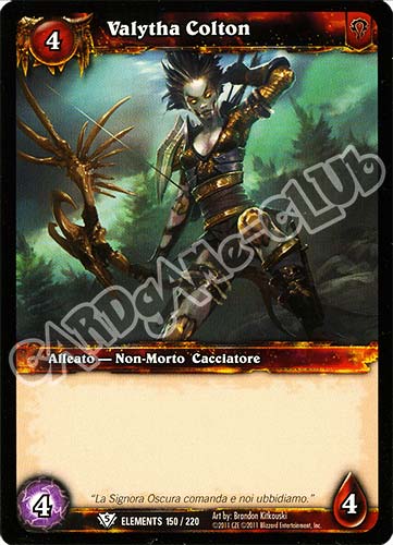 ELEMENTS 150 / 220 Valytha Colton comune (IT) -NEAR MINT-