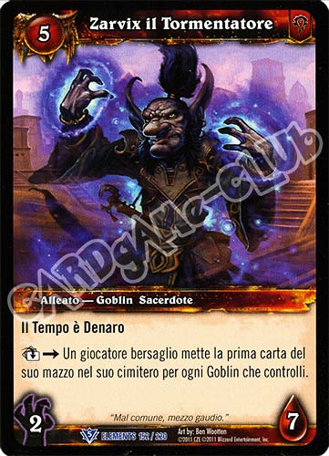 ELEMENTS 152 / 220 Zarvix il Tormentatore rara (IT) -NEAR MINT-
