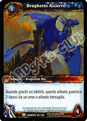 ELEMENTS 155 / 220 Draghetto Azzurro comune (IT) -NEAR MINT-