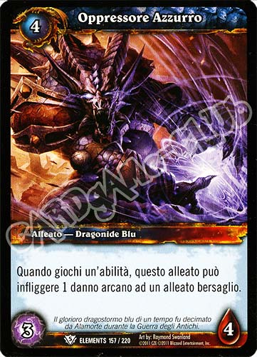 ELEMENTS 157 / 220 Oppressore Azzurro comune (IT) -NEAR MINT-