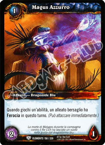 ELEMENTS 158 / 220 Magus Azzurro comune (IT) -NEAR MINT-