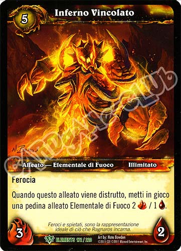 ELEMENTS 172 / 220 Inferno Vincolato non comune (IT) -NEAR MINT-