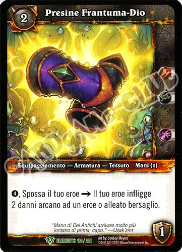 ELEMENTS 181 / 220 Presine Frantuma-Dio non comune (IT) -NEAR MINT-