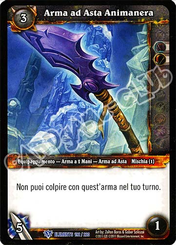 ELEMENTS 192 / 220 Arma ad Asta Animanera rara (IT) -NEAR MINT-