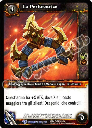 ELEMENTS 200 / 220 La Perforatrice rara (IT) -NEAR MINT-