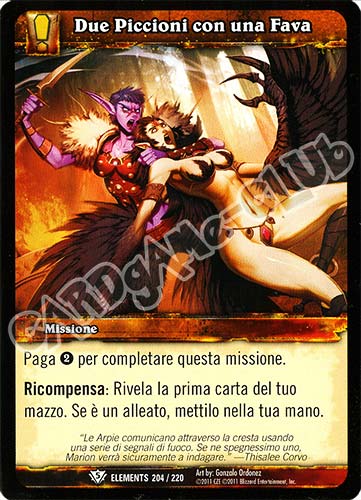 ELEMENTS 204 / 220 Due Piccioni con una Fava comune (IT) -NEAR MINT-