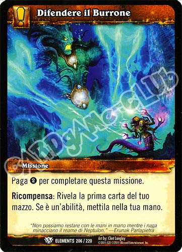 ELEMENTS 206 / 220 Difendere il Burrone comune (IT) -NEAR MINT-