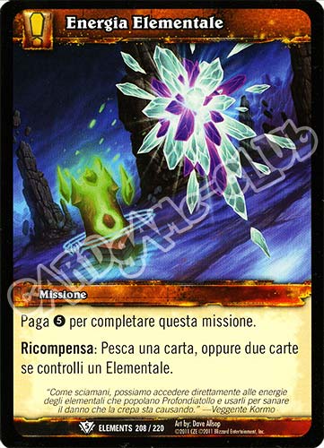 ELEMENTS 208 / 220 Energia Elementale comune (IT) -NEAR MINT-