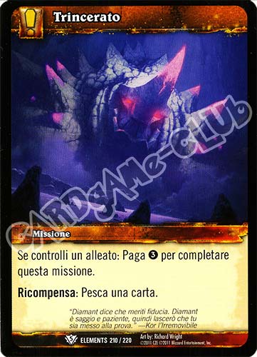 ELEMENTS 210 / 220 Trincerato comune (IT) -NEAR MINT-