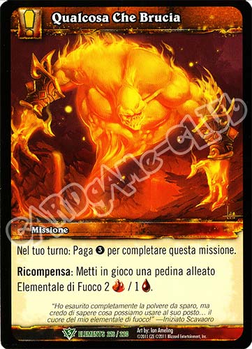 ELEMENTS 216 / 220 Qualcosa che Brucia non comune (IT) -NEAR MINT-