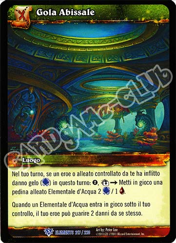 ELEMENTS 217 / 220 Gola Abissale rara (IT) -NEAR MINT-