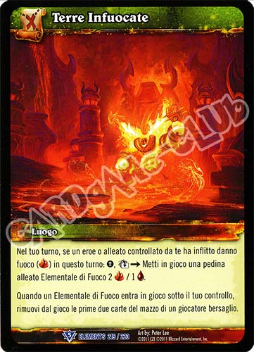 ELEMENTS 219 / 220 Terre Infuocate rara (IT) -NEAR MINT-