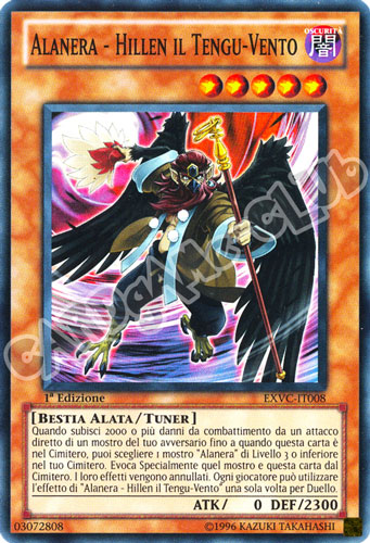 EXVC-IT008 Alanera - Hillen il Tengu-Vento super rara 1a Edizione (IT) -NEAR MINT-