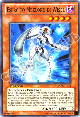 EXVC-IT012 Esercito Meklord di Wisel comune 1a Edizione (IT) -NEAR MINT-