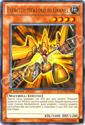 EXVC-IT014 Esercito Meklord di Granel rara 1a Edizione (IT) -NEAR MINT-