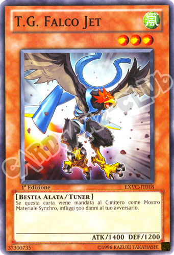 EXVC-IT018 T.G. Falco Jet comune 1a Edizione (IT) -NEAR MINT-