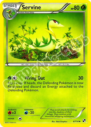 004 / 114 Servine non comune (EN) -NEAR MINT-