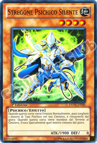 EXVC-IT025 Stregone Psichico Silente super rara 1a Edizione (IT) -NEAR MINT-