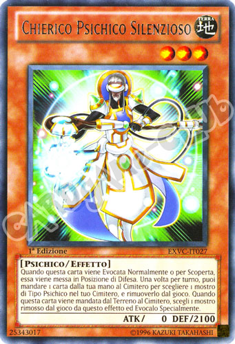 EXVC-IT027 Chierico Psichico Silenzioso rara 1a Edizione (IT) -NEAR MINT-