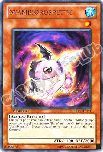 EXVC-IT033 Scambiorospetto rara 1a Edizione (IT) -NEAR MINT-