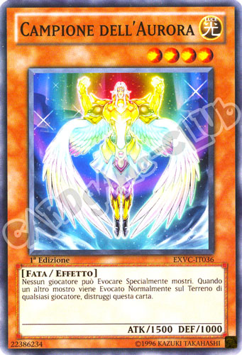 EXVC-IT036 Campione dell'Aurora comune 1a Edizione (IT) -NEAR MINT-