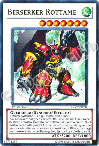 EXVC-IT037 Berserker Rottame ultra rara 1a Edizione (IT) -NEAR MINT-
