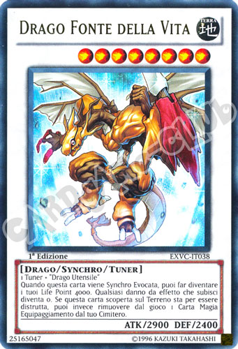 EXVC-IT038 Drago Fonte della Vita ultra rara 1a Edizione (IT) -NEAR MINT-