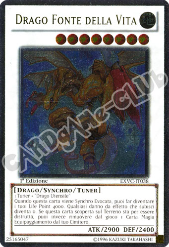 EXVC-IT038 Drago Fonte della Vita rara ultimate 1a Edizione (IT) -NEAR MINT-