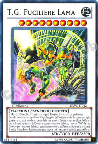 EXVC-IT042 T.G. Fuciliere Lama ultra rara 1a Edizione (IT) -NEAR MINT-