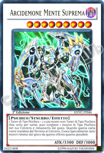 EXVC-IT044 Arcidemone Mente Suprema ultra rara 1a Edizione (IT) -NEAR MINT-