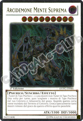 EXVC-IT044 Arcidemone Mente Suprema rara ultimate 1a Edizione (IT) -NEAR MINT-