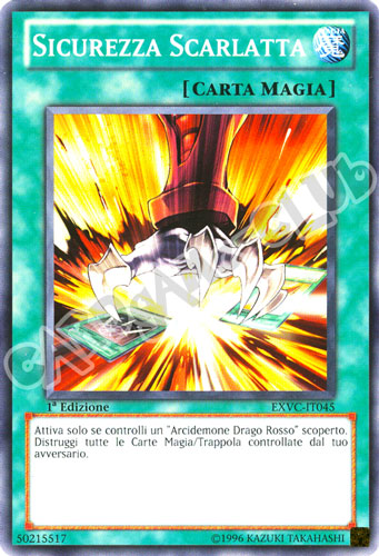 EXVC-IT045 Sicurezza Scarlatta comune 1a Edizione (IT) -NEAR MINT-