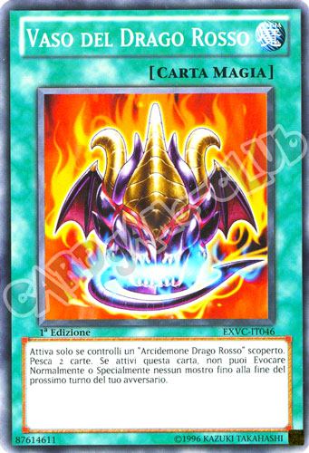 EXVC-IT046 Vaso del Drago Rosso comune 1a Edizione (IT) -NEAR MINT-