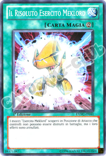 EXVC-IT051 Il Risoluto Esercito Meklord comune 1a Edizione (IT) -NEAR MINT-