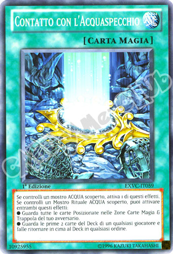 EXVC-IT059 Contatto con l'Acquaspecchio comune 1a Edizione (IT) -NEAR MINT-