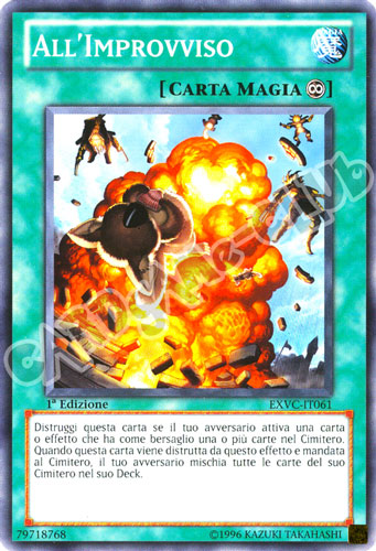 EXVC-IT061 All'Improvviso comune 1a Edizione (IT) -NEAR MINT-