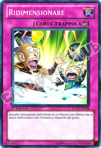 EXVC-IT076 Ridimensionare super rara 1a Edizione (IT) -NEAR MINT-