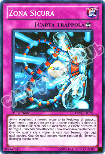 EXVC-IT078 Zona Sicura super rara 1a Edizione (IT) -NEAR MINT-