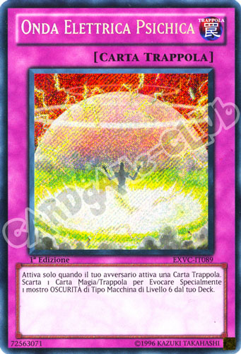 EXVC-IT089 Onda Elettrica Psichica rara segreta 1a Edizione (IT) -NEAR MINT-