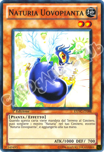EXVC-IT098 Naturia Uovopianta super rara 1a Edizione (IT) -NEAR MINT-