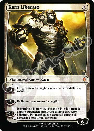 001 / 175 Karn Liberato rara mitica (IT) -NEAR MINT-